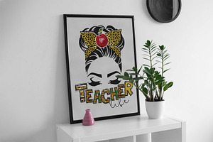 Teacher Life Apple Headband Png