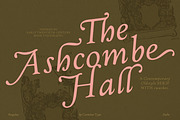The Ashcombe Hall Oldstyle Serif, a Serif Font by CarmineType (Thumbnail 1 of 24)