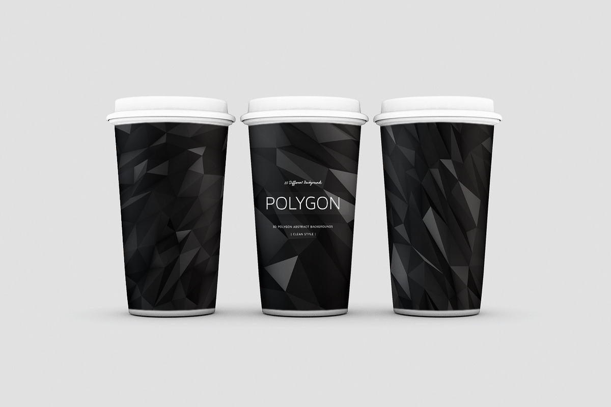 Polygon Dark Backgrounds | v10 preview 2