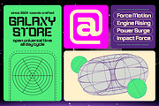 Metaor Aftershift Retro Futuristic, a Sans Serif Font by AmorfaType (Thumbnail 7 of 10)
