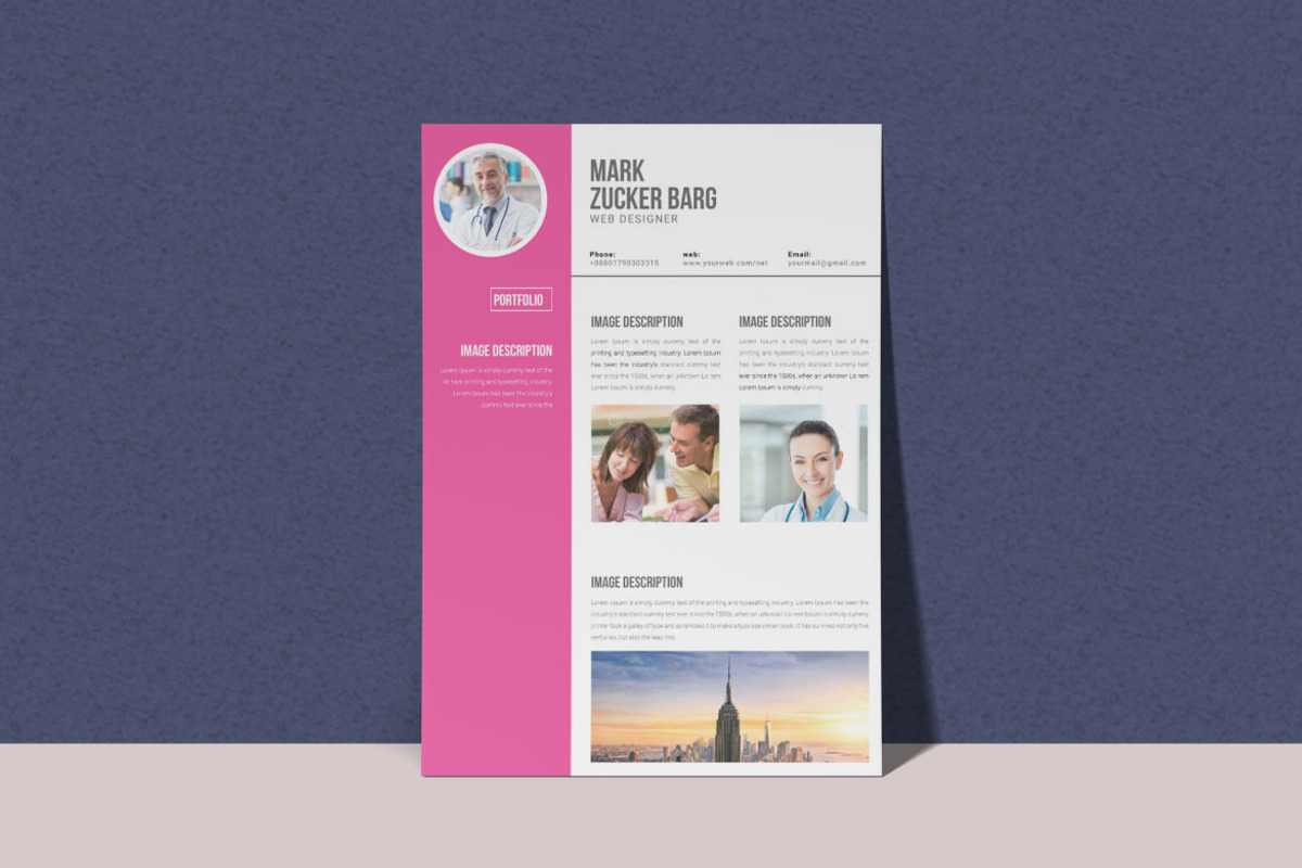 Professional Web Designer Resume, a Resume Template by BrandlyTemplate (Photo 2 of 3)