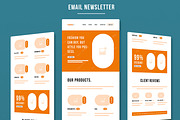 Wireframe Landing Layout, a Landing Page Template by MightyDesign (Thumbnail 1 of 8)