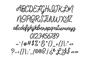 Scrapbooks n' Sweatpants Font, a Script Font by Miss Tiina (Thumbnail 2 of 3)