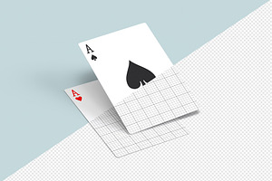 Bridge Playing Cards Mockup 8 Views