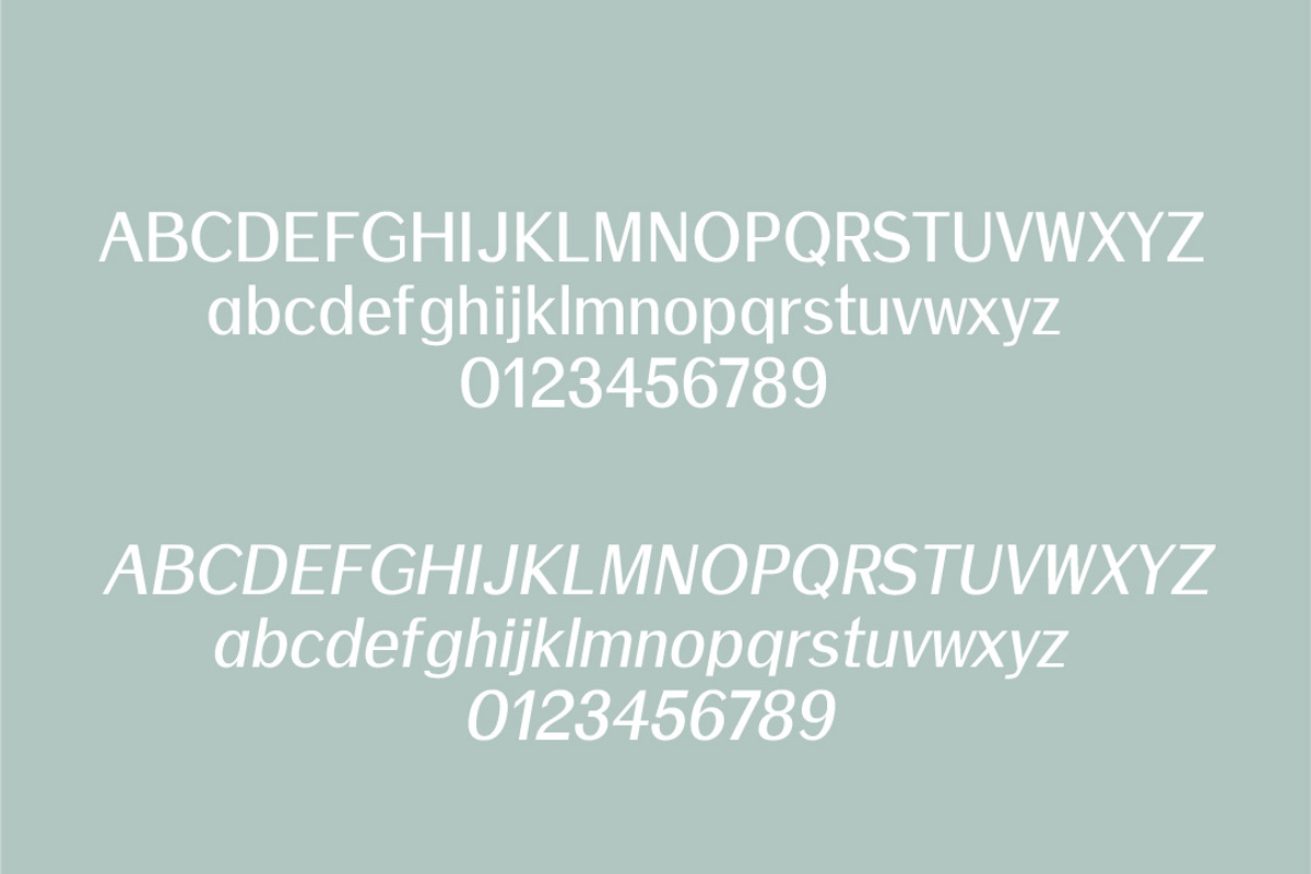 Meadow-Sans Serif font family preview 4