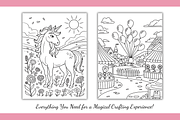 150+ Spring Coloring Pages Bundle, a Stationery Template by Daffodil Dream Studio (Thumbnail 3 of 4)