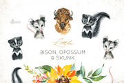 Woods. Little Watercolor Animals, an Animal Illustration by OctopusArtis (Thumbnail 4 of 9)