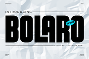 Bolaro - Condensed Display Font, a Sans Serif Font by Say Studio (Thumbnail 1 of 17)