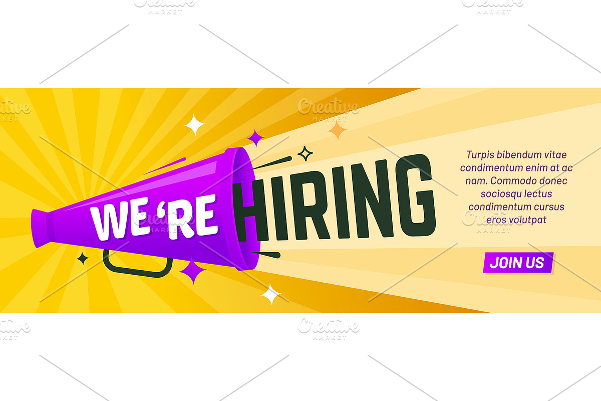 We are hiring, join to our team, an Illustration by Vector Tradition (Photo 4 of 4)