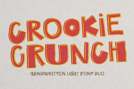 Crookie Crunch, a Handwritten Font by shineink.designlab