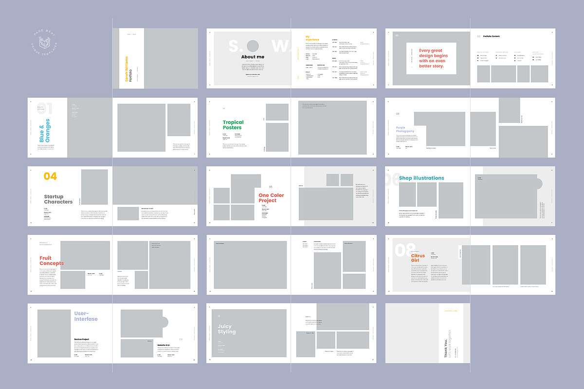 Croma Landscape Portfolio + Resume, a Brochure Template by PageBeat (Photo 12 of 12)