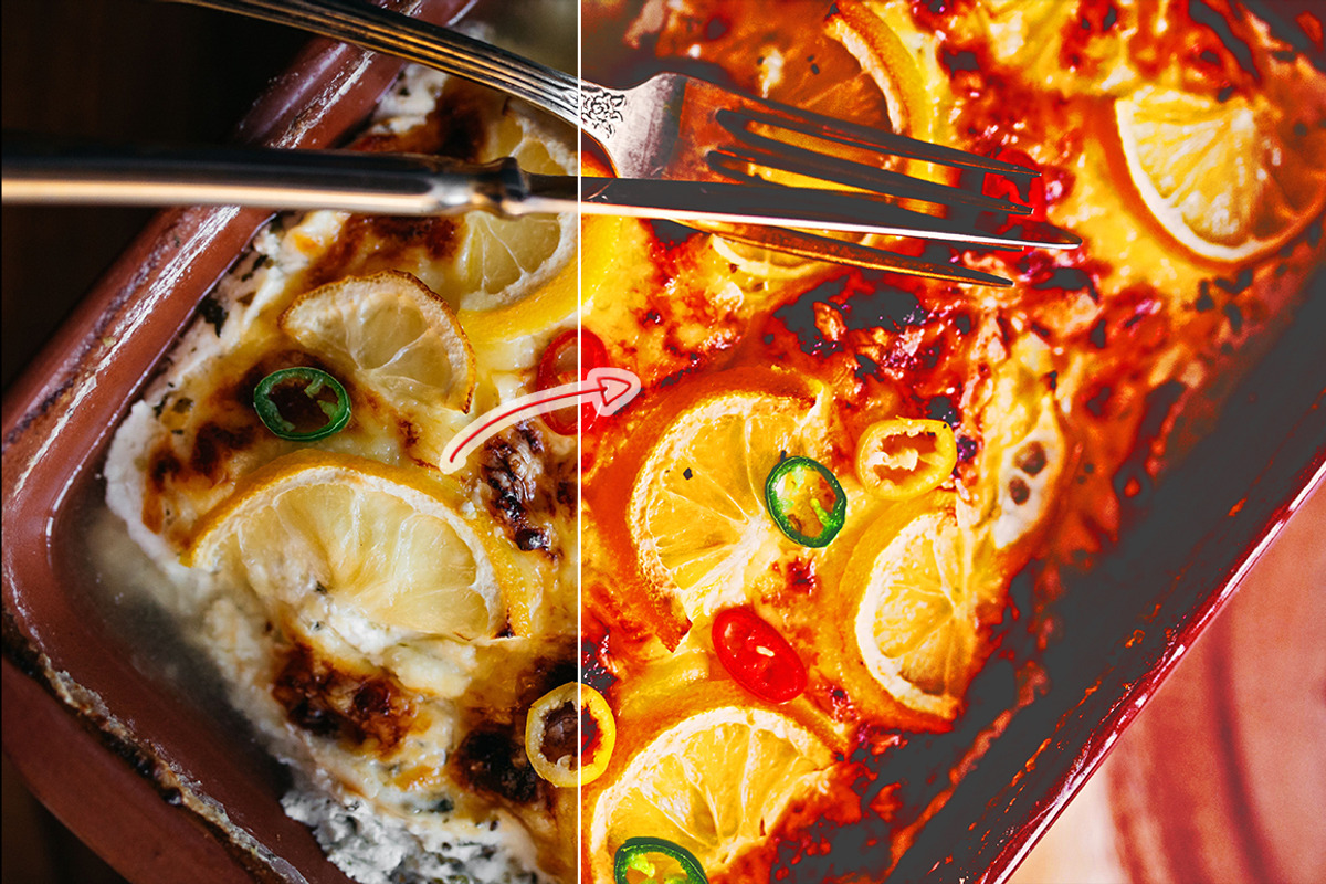 (SALE 85%) Foodaphile 15 PS Actions, an Action Add-On by Linspace (Photo 10 of 14)