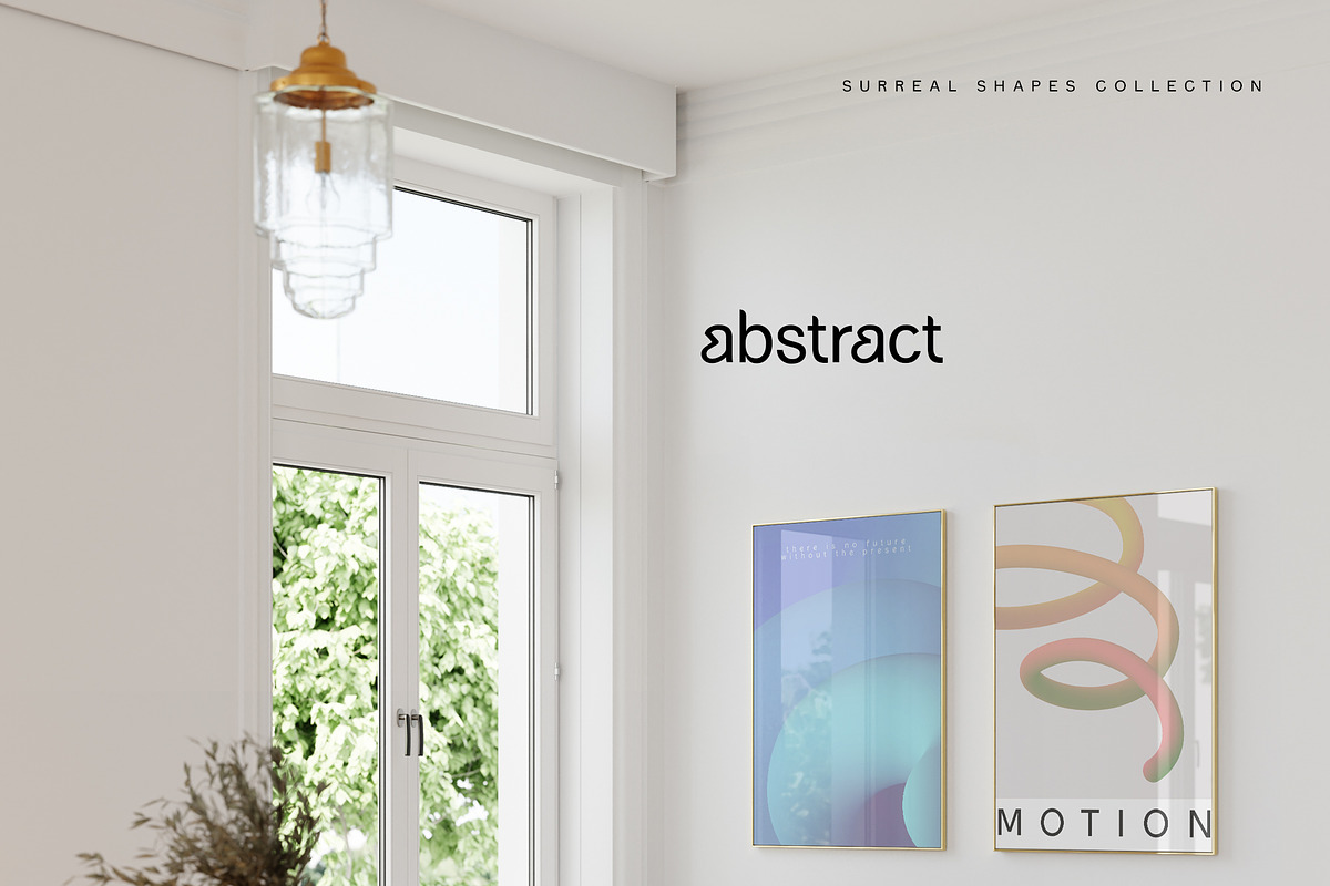 ABSTRACT holo shapes gradients blend, an Object Graphic by Lana Elanor (Photo 8 of 12)
