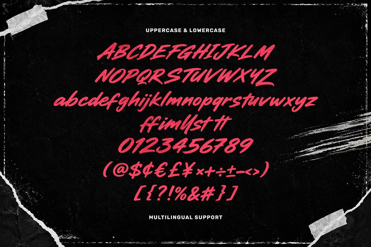 Rokugima Script Font Bold Brush, a Handwritten Font by Maulana Creative (Photo 7 of 7)