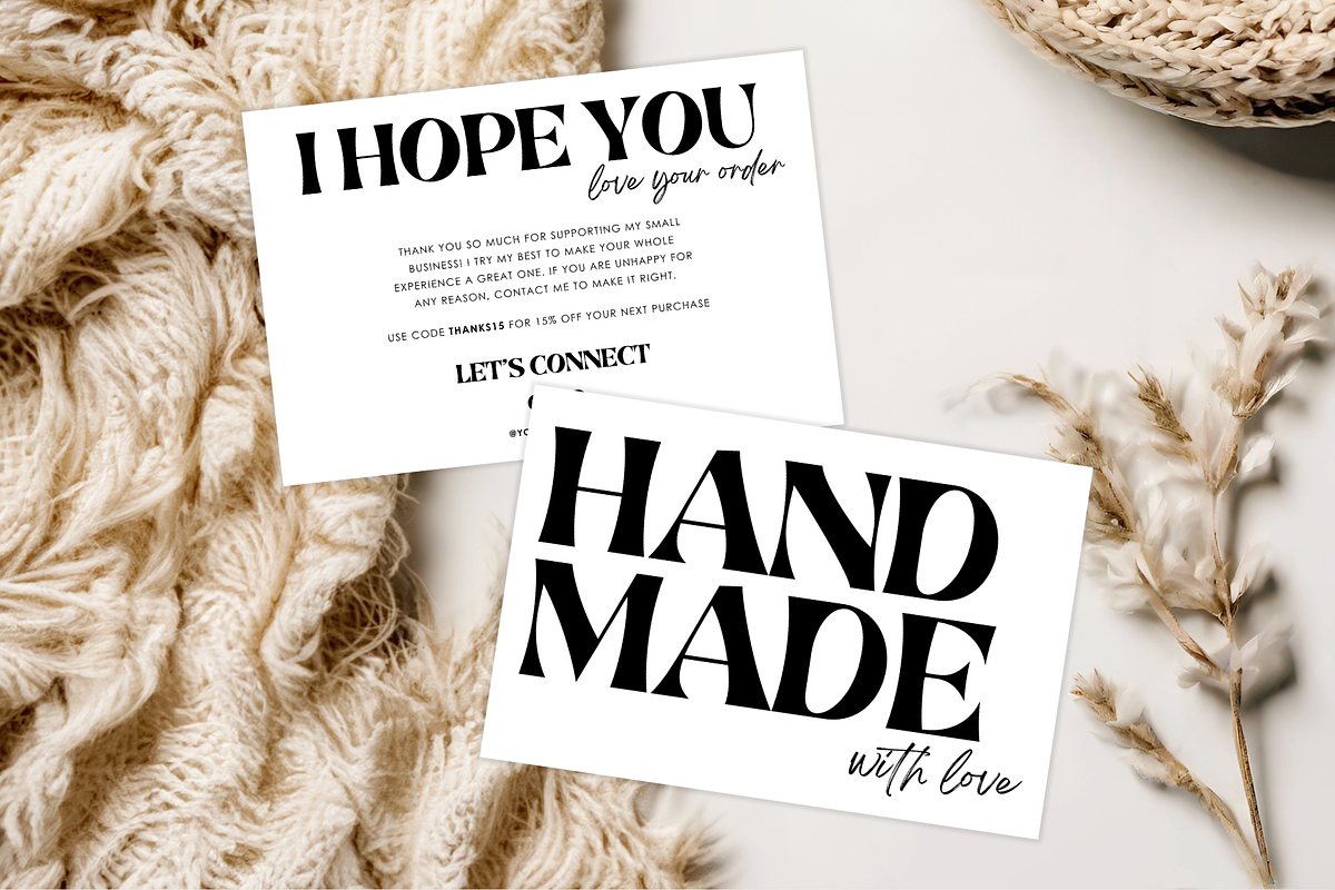 Business Thank You Card, a Card Template by thebrandcove (Photo 1 of 7)