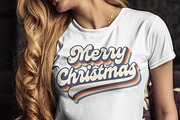 Retro Christmas Typography, a Seasonal Illustration by Kusumaillustration (Thumbnail 4 of 7)