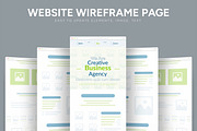 Website Wireframe Design Layout, an UI Kit Template by CreativeShaper (Thumbnail 1 of 6)