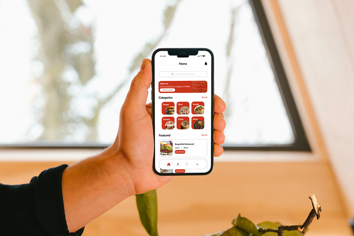Delcy – Food Delivery & Pickup App, an App Template by trabaskriya (Photo 5 of 5)