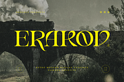 Erakov - Retro Modern Serif Display, a Serif Font by Namara Creative Studio (Thumbnail 1 of 9)