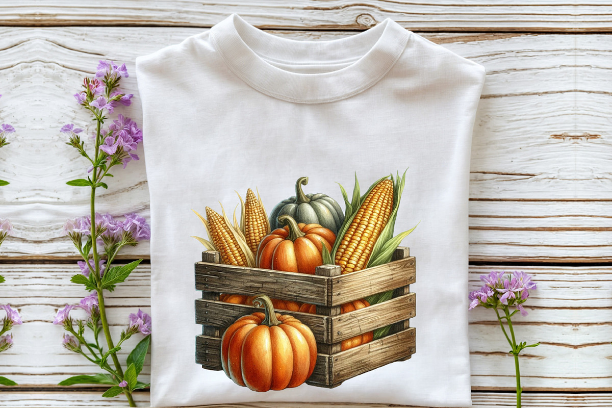 Vintage Fall Decorations Clipart, an Illustration by Rose Art (Photo 3 of 6)