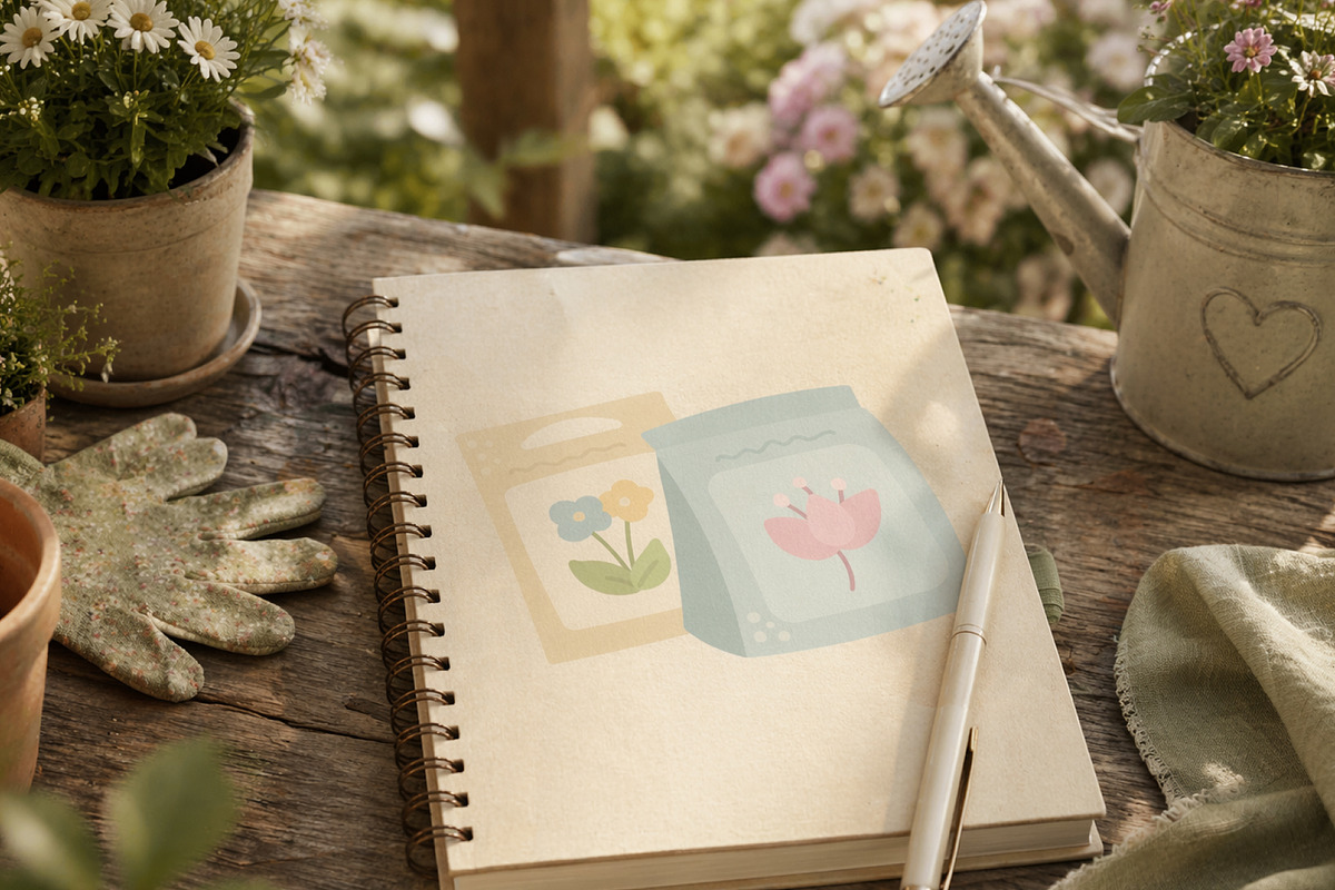 Pastel Garden Clipart, a Work Illustration by Palau (Photo 4 of 10)
