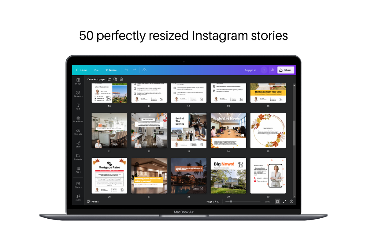 Real Estate September Marketing, a Social Media Template by Modernastic - Canva (Photo 6 of 8)