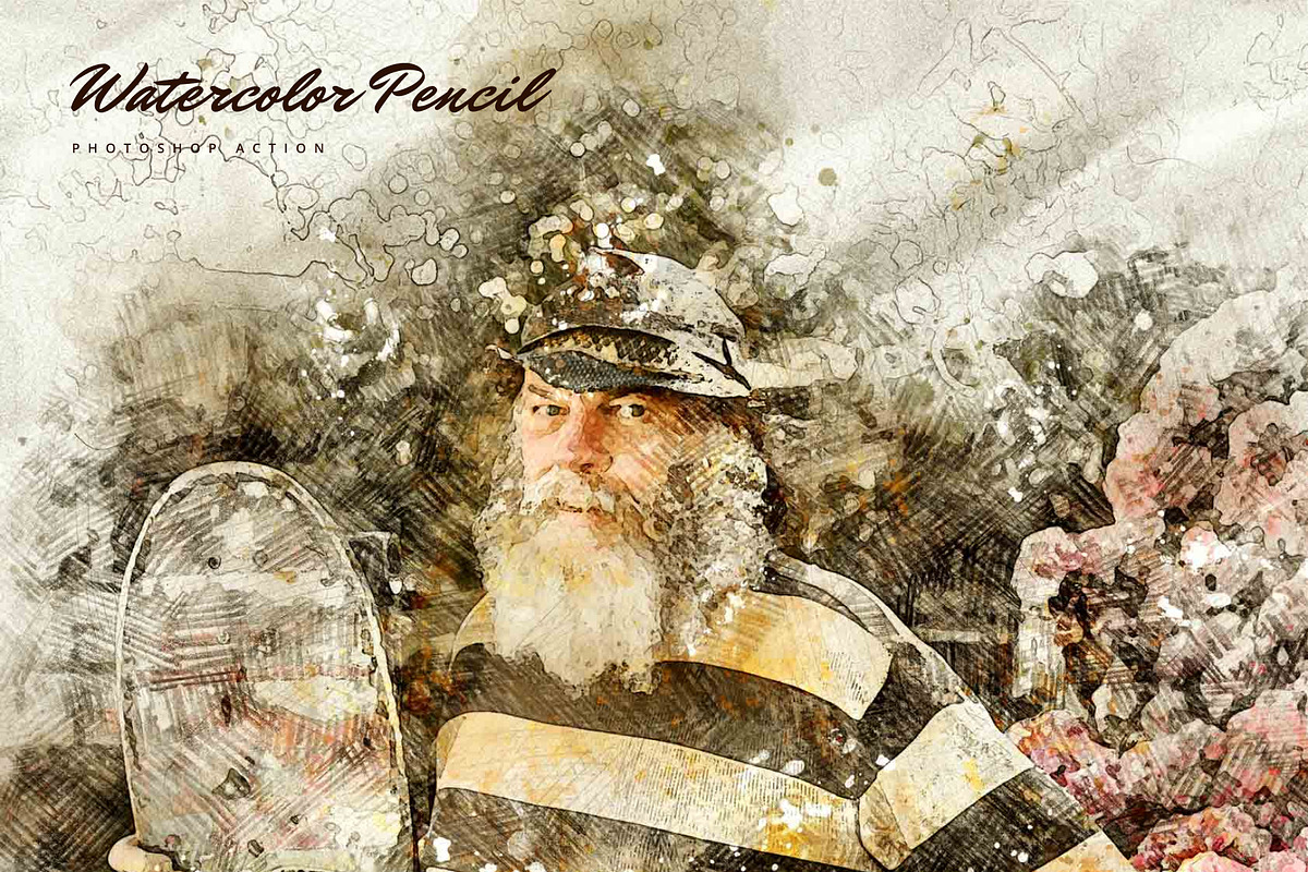 Watercolor Pencil Effect, an Action Add-On by AndriyFM (Photo 6 of 14)