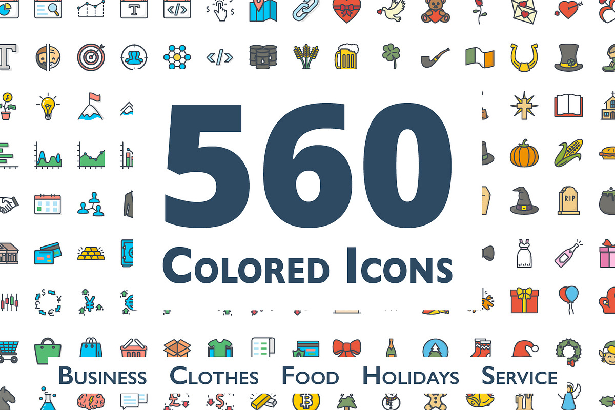 560 Colored Icons, an Icon by Maxim Cherednichenko (Photo 1 of 7)