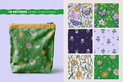 Wild Garden Vector Collection, a Pattern Graphic by rouxsupplyco (Thumbnail 3 of 13)