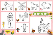 Farm Activity Pages for Kids, an Education Illustration by Gulnara Sabirova (Thumbnail 5 of 19)