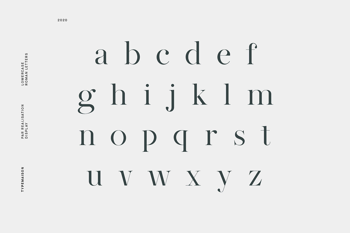 Par Realisation - Serif Typeface, a Serif Font by TypeMaison (Photo 4 of 14)
