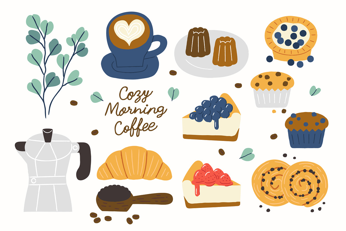 Cozy Morning Coffee, an Illustration by monkik (Photo 1 of 3)