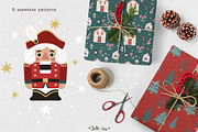 Santa & Nutcracker Christmas Clipart, a Decorative Illustration by Jenny Quince (Thumbnail 8 of 12)