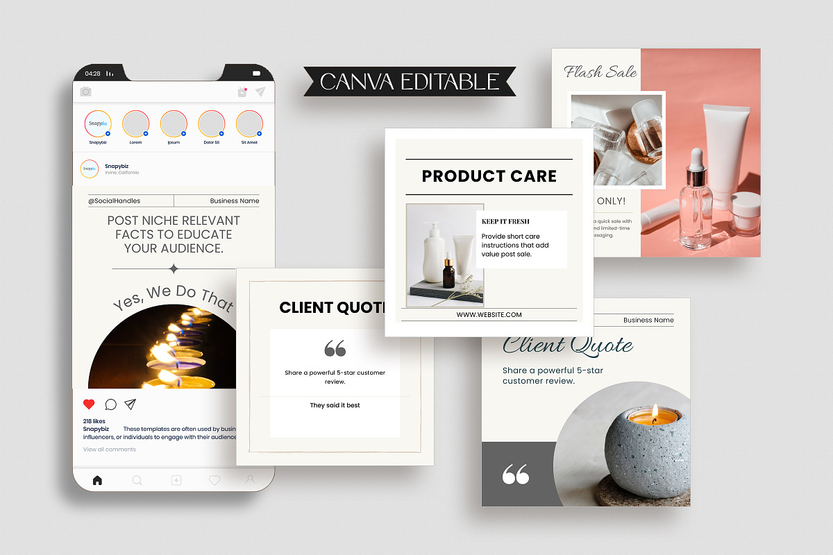 Small Business Canva Instagram Post preview 2