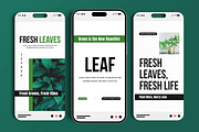 Botanical Nature Green Leaves Story, a Social Media Template by MightyDesign (Thumbnail 1 of 6)
