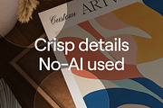 Close-up Frame Mockup Bundle DIN A, a Household Mockup by Ombra Studio (Thumbnail 8 of 11)