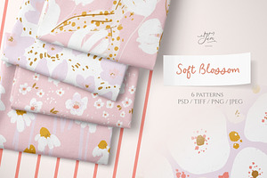 Soft Blossom Floral Patterns
