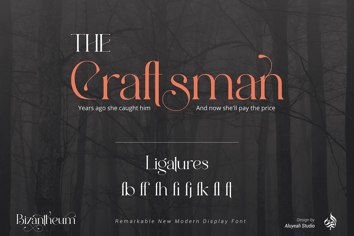 Bizantheum, a Serif Font by Aluyeah Studio (Photo 7 of 15)