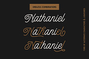 The Boutique Cursive - Monoline, a Script Font by Hustle Supply Co. (Thumbnail 4 of 6)