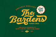 Bardens - Retro Font Duo, a Script Font by Bale Type (Thumbnail 1 of 10)