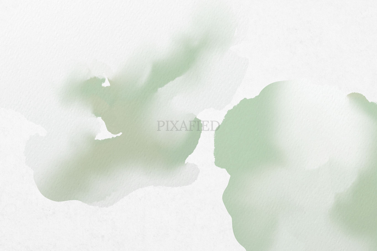 Green Watercolour Clip Art, a Decorative Illustration by Pixafied (Photo 2 of 4)