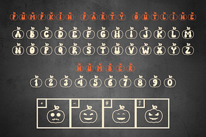 Pumpkin Party Is A Halloween Font