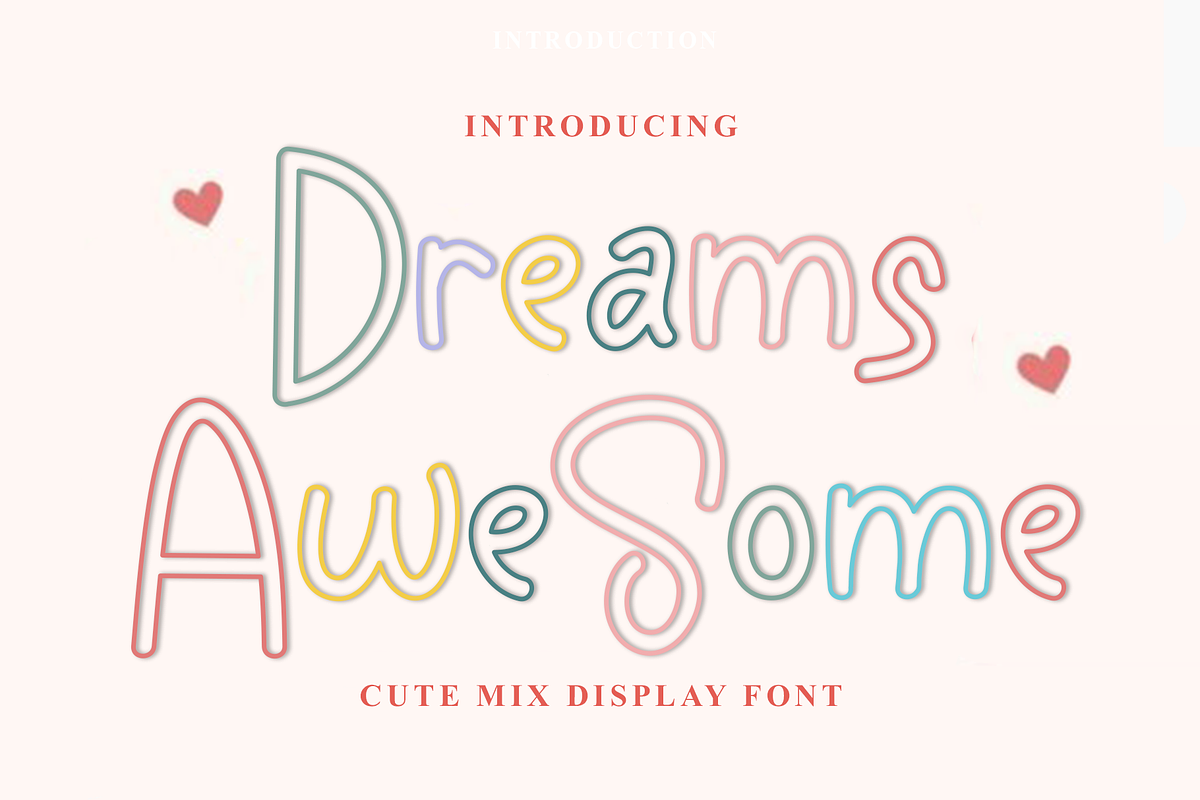Dreams Awesome, a Handwritten Font by FreshTypeINK (Photo 1 of 7)
