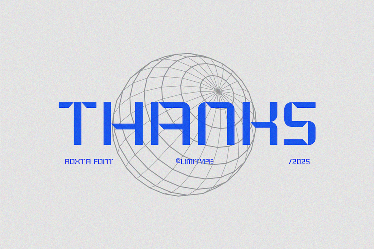 Roxta - Futuristic Font, a Sans Serif Font by limitype (Photo 10 of 10)