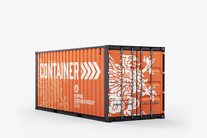 Shipping Container Mockup Set