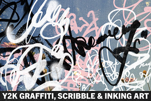 Y2K Graffiti, Scribble & Grunge Ink