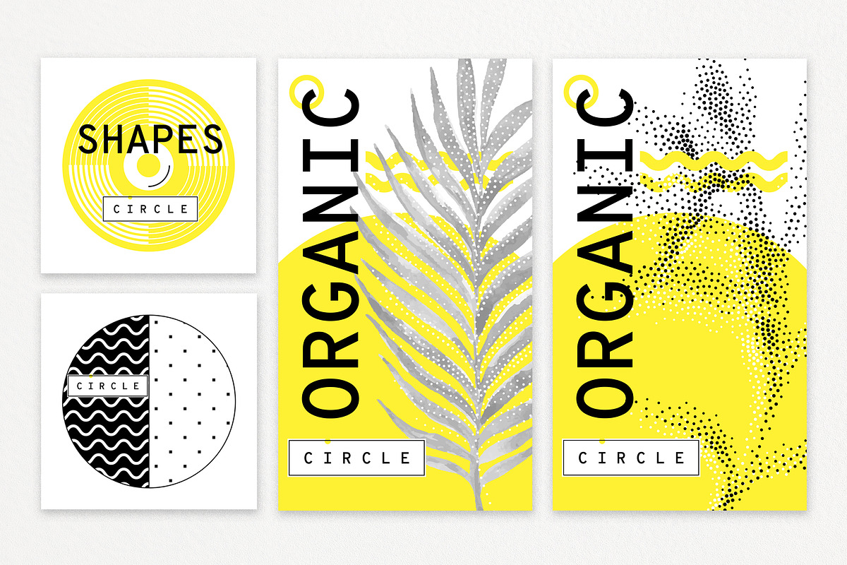 60 geometric shapes, 30 posters, a Shape Add-On by softulka (Photo 11 of 19)