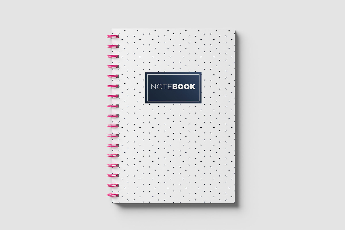 Notebook Spiral A4, a Print Template by AlkStudio (Photo 2 of 8)