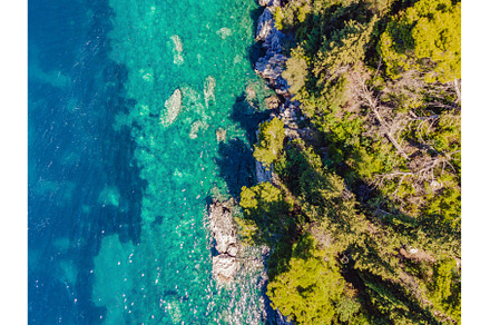 Picturesque sea Adriatic coast of, an Architecture Photo by Elizaveta Galitskaya