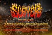 ARZON FIRE – Death Metal Fire Font, a Blackletter Font by Fonday Studio (Thumbnail 5 of 9)